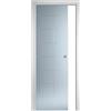 Leroy Merlin Porta interna scorrevole Eridano/Idro in vetro colore bianco, L 90 x H 210 cm, apertura reversibile
