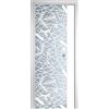 Leroy Merlin Porta interna scorrevole Polluce/Andromeda in vetro colore bianco, L 90 x H 210 cm, apertura reversibile