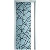 Leroy Merlin Porta interna scorrevole Perseide/Calipso in vetro colore bianco, L 90 x H 210 cm, apertura reversibile