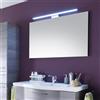PELIPAL Specchio con illuminazione integrata bagno rettangolare Solitaire PELIPAL L 120 x H 70 x P 4 cm bianco