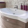 PELIPAL Lavabo d'appoggio rettangolare L 97 x H 6 x P 52 cm in ceramica bianco lucido