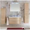PELIPAL Mobile da bagno sospeso sotto lavabo L 90 x H 25 x P 22 cm bianco, 2 cassetti PELIPAL Solitaire