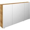 PELIPAL Specchio contenitore Image PELIPAL, 3 ante apertura da destra e sinistra P 17 x L 130 x H 70.3 cm