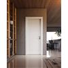 Leroy Merlin Porta interna a battente RIMINI25 in legno di abete colore bianco matrix, L 80 x H 210 cm, apertura reversibile