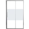 Leroy Merlin Porta doccia scorrevole L 167-171 cm x H 195 cm per nicchia in vetro smerigliato SP. 6 mm, profilo lucido cromo, serie Record