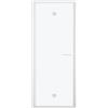 Leroy Merlin Porta doccia pieghevole L 92-96 cm x H 195 cm per nicchia in vetro smerigliato SP. 6 mm, profilo opaco bianco, serie Record