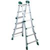 SELEKTA Scala telescopica SELEKTA in alluminio 4 + 4 gradini portata massima 150 kg EN 131 per lavori fino a 4.7 m