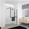 Leroy Merlin Box doccia walk-in Elidesign, vetro 8 mm, H 200 cm, profilo nero