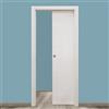 Leroy Merlin Porta interna scorrevole Sun in legno colore bianco, L 60 x H 210 cm, apertura reversibile