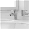 BADEN HAUS Mobile bagno da terra con lavabo sottopiano L 101 x H 81 x P 33.5 cm bianco, 3 ante 2 cassetti per vasca centrale Paola