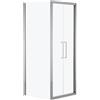 SIRO Pannello laterale per box doccia Record L 94 x H 195cm, Sp. 6 mm vetro smerigliato profilo in alluminio
