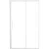 Leroy Merlin Porta doccia scorrevole L 152-156 cm x H 195 cm per nicchia in vetro trasparente SP. 6 mm, profilo opaco bianco, serie Record