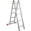 FACAL Scala multiposizione FACAL Hobby in alluminio 5 + 5 gradini portata massima 100 kg EN 131 per lavori fino a 4.02 m