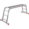 FACAL Scala multiposizione FACAL Alfa 2 in alluminio 3 + 3 gradini portata massima 150 kg EN 131 per lavori fino a 2.8 m