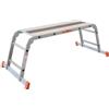 FACAL Scala multiposizione FACAL Alfa 2 in alluminio 2 + 2 gradini portata massima 150 kg EN 131 per lavori fino a 2.59 m