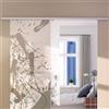 Leroy Merlin Sistema scorrevole Atena in alluminio grigio anodizzato per anta in vetro, L 200 x H 12 cm