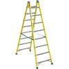 FACAL Scala FACAL Professional in fibra di vetro 8 gradini portata massima 150 kg EN 131 per lavori fino a 3.5 m