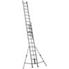 FACAL Scala a sfilo FACAL Roller in alluminio 2 rampe da 11 gradini portata massima 150 kg EN 131 per lavori fino a 6.8 m