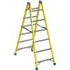 FACAL Scala FACAL doppia Professional in fibra di vetro 6 gradini portata massima 150 kg EN 131 per lavori fino a 3 m