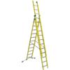 FACAL Scala a sfilo FACAL Vetroprima in fibra di vetro 3 rampe da 12 gradini portata massima 150 kg EN 131 per lavori fino a 9.9 m