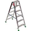 FACAL Scala FACAL doppia Dupla in alluminio 5 gradini portata massima 150 kg EN 131 per lavori fino a 2.5 m