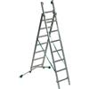 FACAL Scala a sfilo FACAL Super Prima in alluminio 2 rampe da 8 gradini portata massima 150 kg EN 131 per lavori fino a 5.1 m