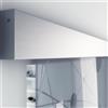 Leroy Merlin Sistema scorrevole Alu Vetro in alluminio grigio anodizzato per anta in vetro, L 200 x H 12 cm