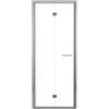 Leroy Merlin Porta doccia pieghevole L 72-76 cm x H 195 cm per nicchia in vetro trasparente SP. 6 mm, profilo lucido cromo, serie Record