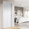Leroy Merlin Porta interna a battente Strip in legno laccato colore bianco, L 70 x H 210 cm, apertura reversibile