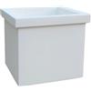 EURO3PLAST Vaso Siepi EURO3PLAST in polietilene bianco H 35 x L 39 cm