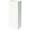 EURO3PLAST Vaso Kube EURO3PLAST in polietilene bianco H 70 x L 25 cm