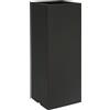 EURO3PLAST Vaso Kube EURO3PLAST in polietilene nero H 70 x L 25 cm