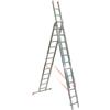 FACAL Scala a sfilo FACAL Genia in alluminio 3 rampe da 12 gradini portata massima 150 kg EN 131 per lavori fino a 9.8 m