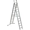 FACAL Scala a sfilo FACAL Super Prima in alluminio 2 rampe da 12 gradini portata massima 150 kg EN 131 per lavori fino a 7.2 m