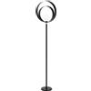 LUMICOM Lampadario Moderno Nucleo nero paralume nero E27 Ø40cm LUMICOM
