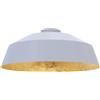 LUMICOM Plafoniera glamour Tokyo bianco, foglia oro ø 50 cm IP20, E27 LUMICOM