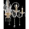 LUCE AMBIENTE DESIGN Lampadario Neoclassico Monalisa bianco 5x E14 Ø73cm LUCE AMBIENTE DESIGN