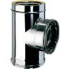 Leroy Merlin Raccordo a T canna fumariaEXRTDPC18 in inox Ø 230 mm