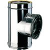 Leroy Merlin Raccordo a T canna fumaria in inox cromato silver ø 200/250 mm