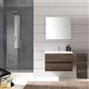Leroy Merlin Estensione per mobile da bagno Kora 1 cassetto 1 anta rovere scuro L 30 x H 72 x P 34 cm