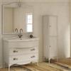 BADEN HAUS Mobile bagno da terra con lavabo L 104 x H 81 x P 56 cm decape' 2 cassetti per vasca centrale Giotto