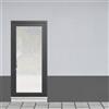 Leroy Merlin Portoncino d'ingresso in alluminio Condo3 L 90 x H 210 cm grigio apertura destra