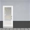 Leroy Merlin Portoncino d'ingresso Condo1 con vetro L 90 x H 210 cm in alluminio bianco, apertura spingere a sinistra