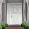 Leroy Merlin Portoncino d'ingresso Condo21 con vetro L 90 x H 210 cm in alluminio bianco