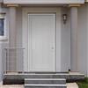 Leroy Merlin Portoncino d'ingresso Classic1 L 90 x H 210 cm in PVC bianco, apertura spingere a sinistra