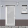 Leroy Merlin Portoncino d'ingresso Condo1 con vetro L 90 x H 210 cm in PVC bianco, apertura spingere a sinistra
