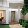 DI.BI. Porta blindata DI.BI. Blades L 80 x H 200 cm in PVC rovere/bianco, apertura spingere a destra, falso telaio incluso