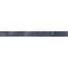 GOLDART Piastrella battiscopa Venus Blue in monocottura smaltata blu lucido L 120 x H 6.5 cm