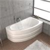 SANYCCES Vasca e telaio 160 x 90 cm bianco SANYCCES