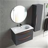 VISOBATH Colonna per mobile bagno Arco VISOBATH 1 anta P 27 x L 34.5 x H 120 cm grigio cenere truciolare